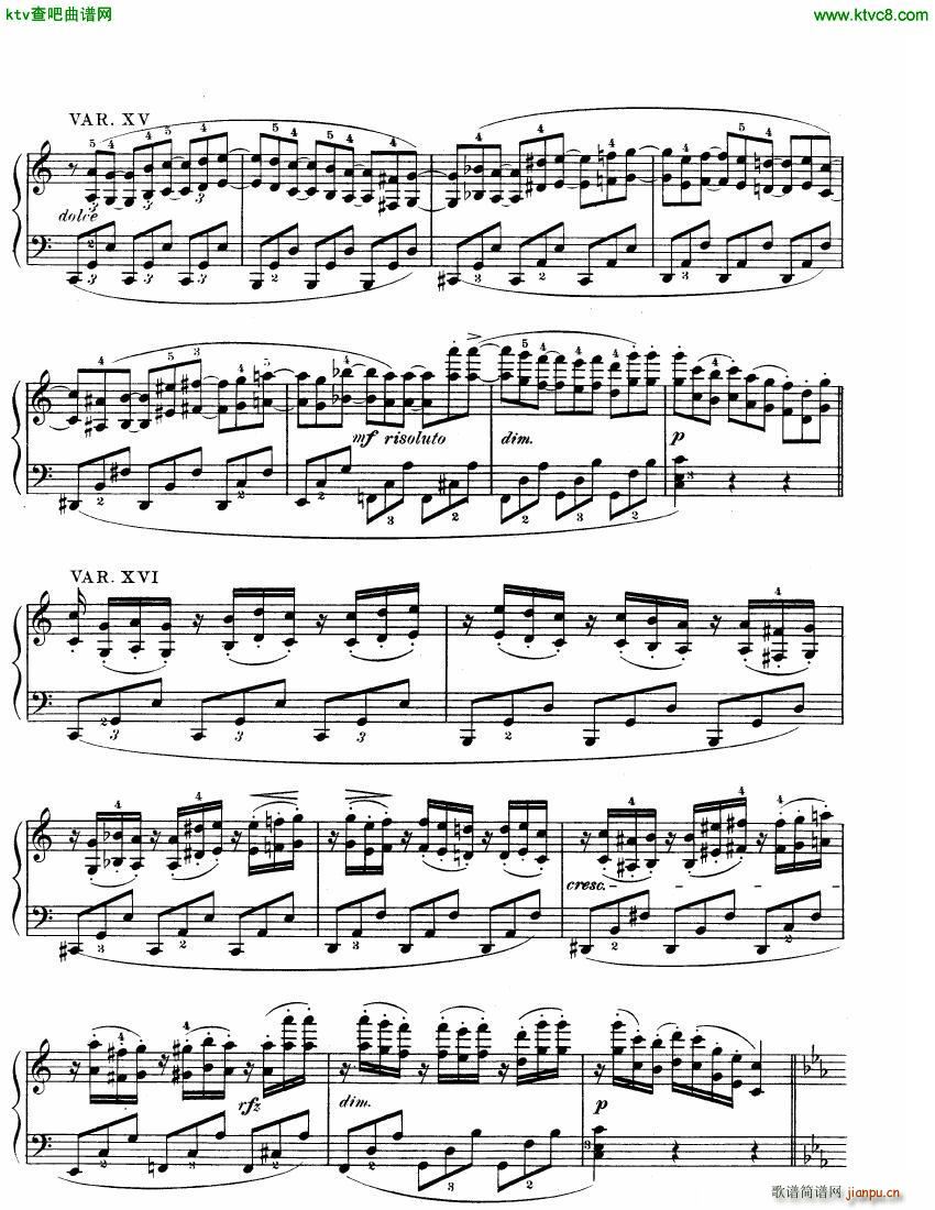 Beethoven WoO 80 32 Variations in C Minor(V)8