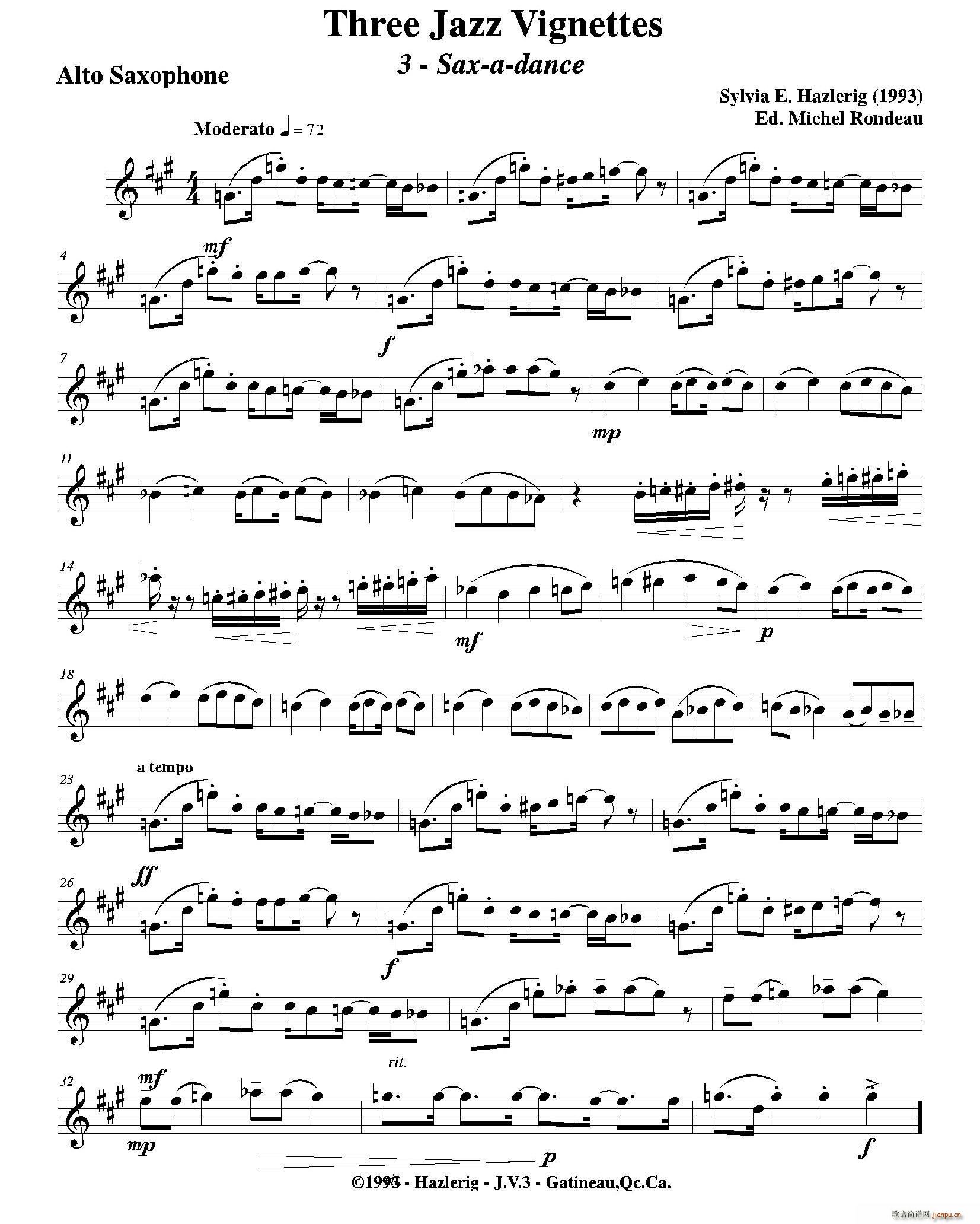 Three jazz vignettes (l) _˹(V)1