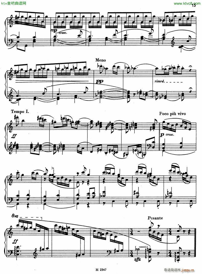 Hurnik piano sonatina(V)15