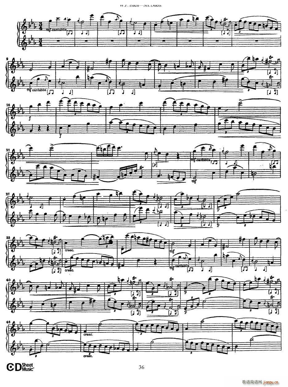 Six Duets 6׶ 5(V)7