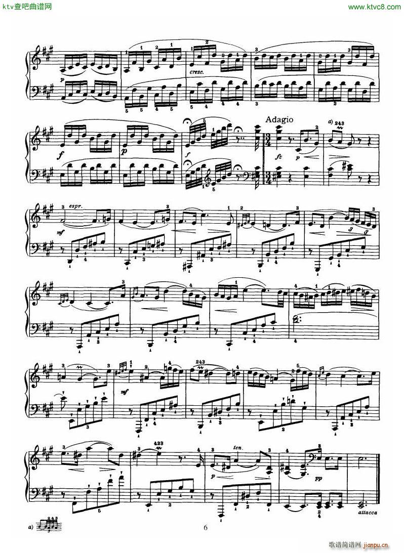 Haydn Piano Sonata No 30 In A(V)6