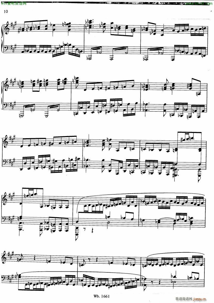 Busoni Suite Campestre for Piano(V)7