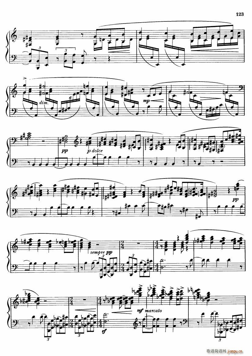 Bartok DD 71 No 1 Study for the Left Hand(V)7