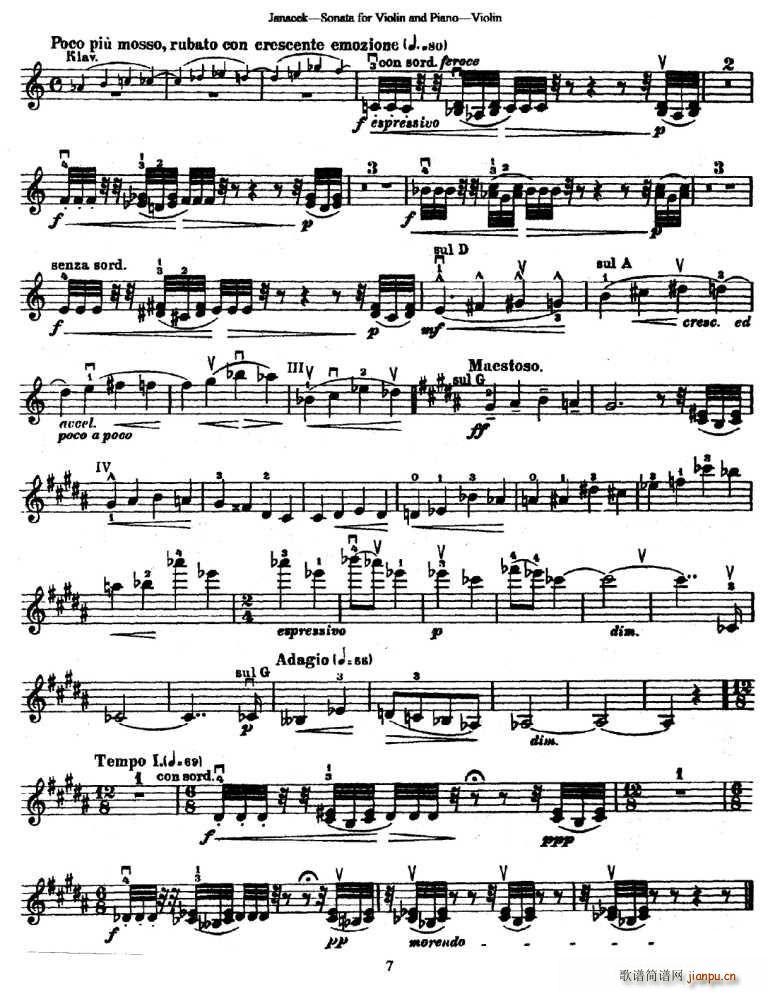Sonata for Violin and Piano(ʮּ)7