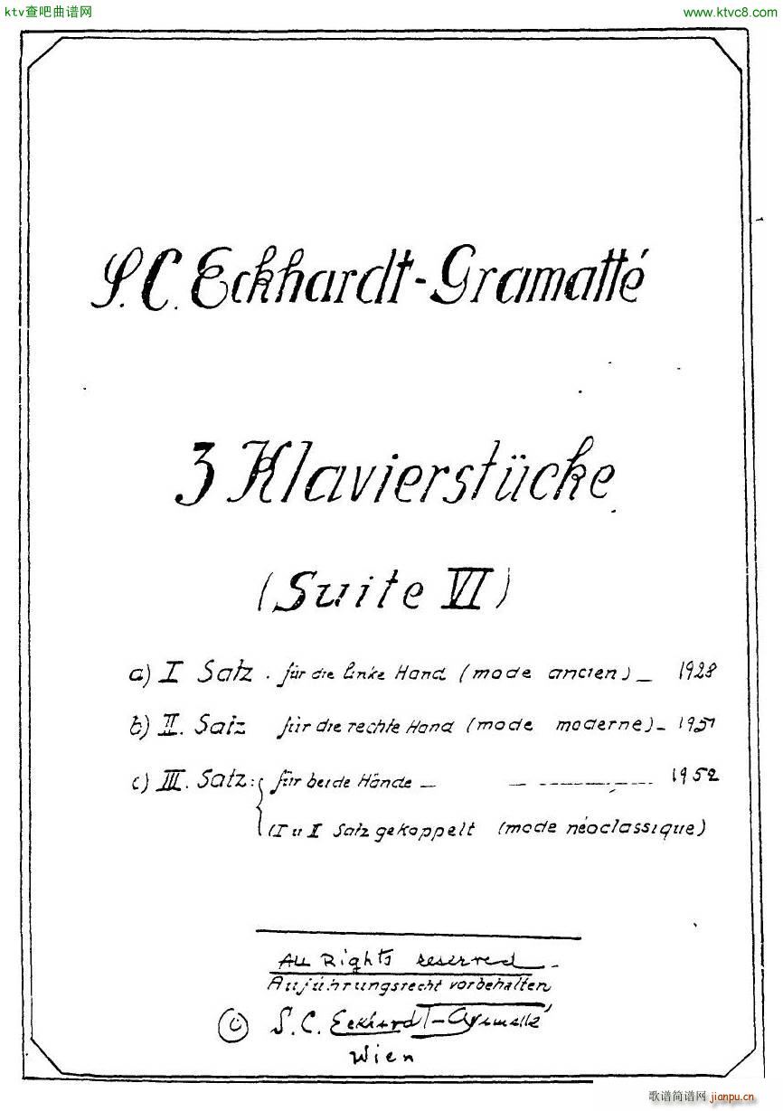 Eckhardt Grammate Sonata no 4(V)1
