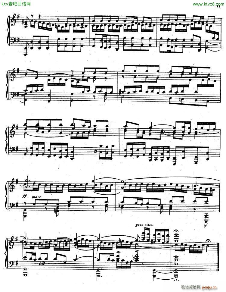 Bach D Albert Prelude and fugue in g major(V)11