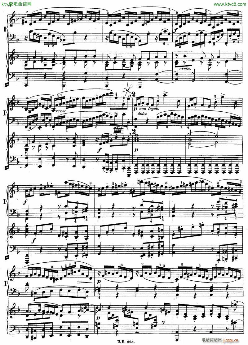 Bach JS BWV 1052 Keyboard Concerto in d ed R ntgen(V)6