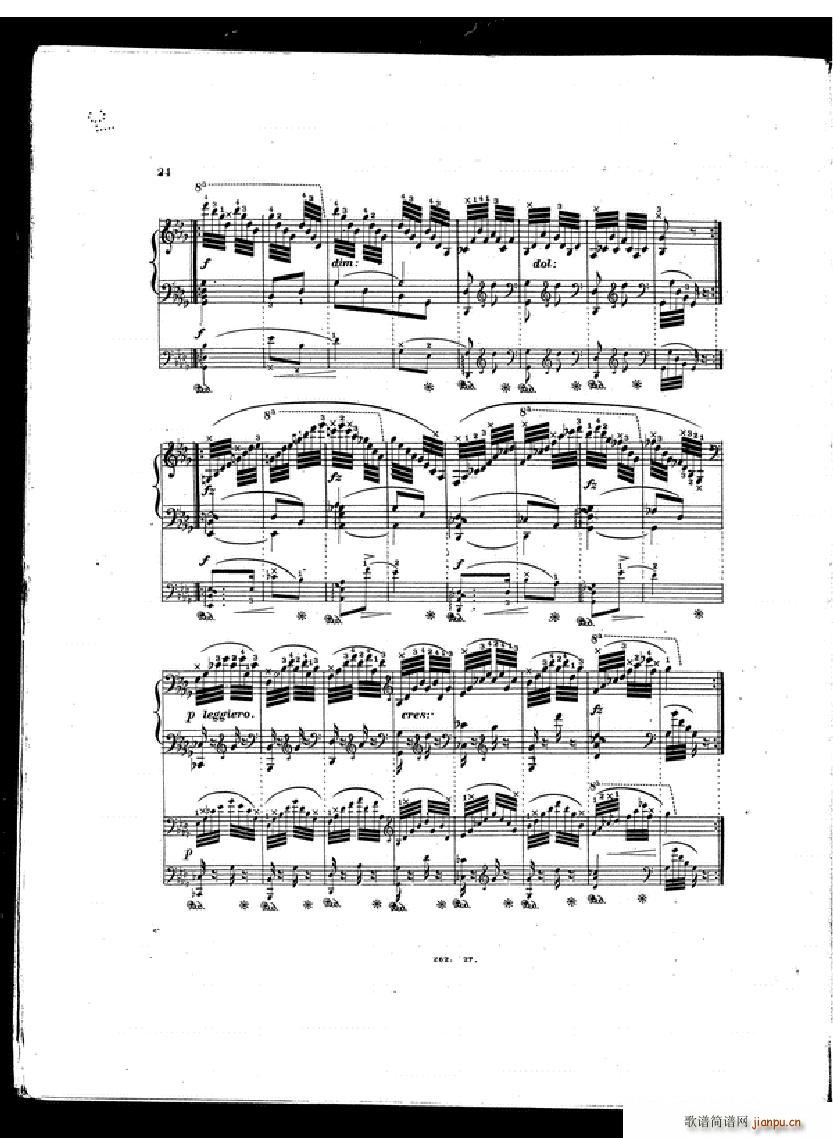 Czerny Etudes de la velocite book II(V)22