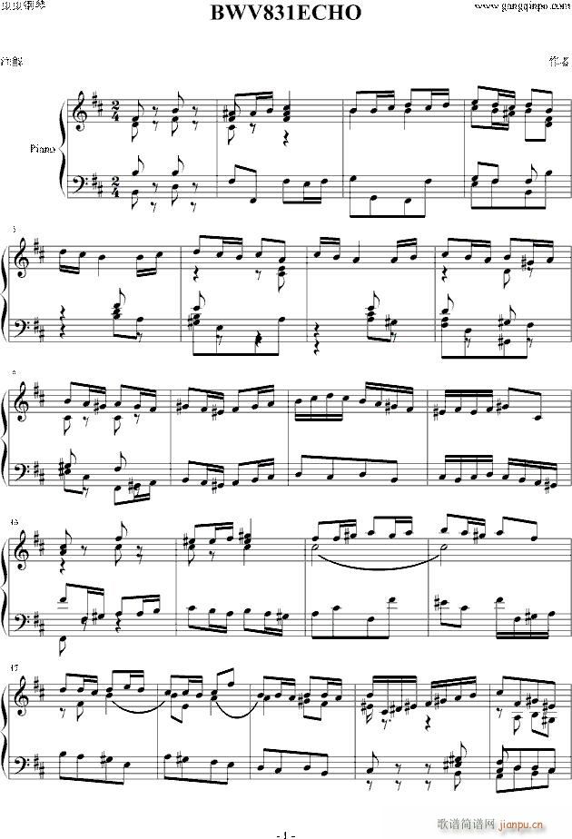 BWV831ECHO(V)1