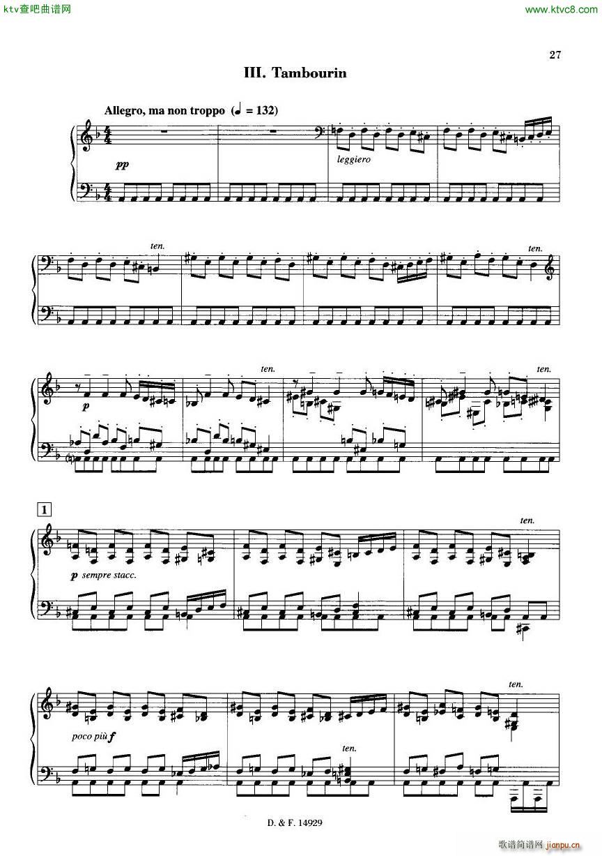 Durufl Op 6 Trois Danses(V)26