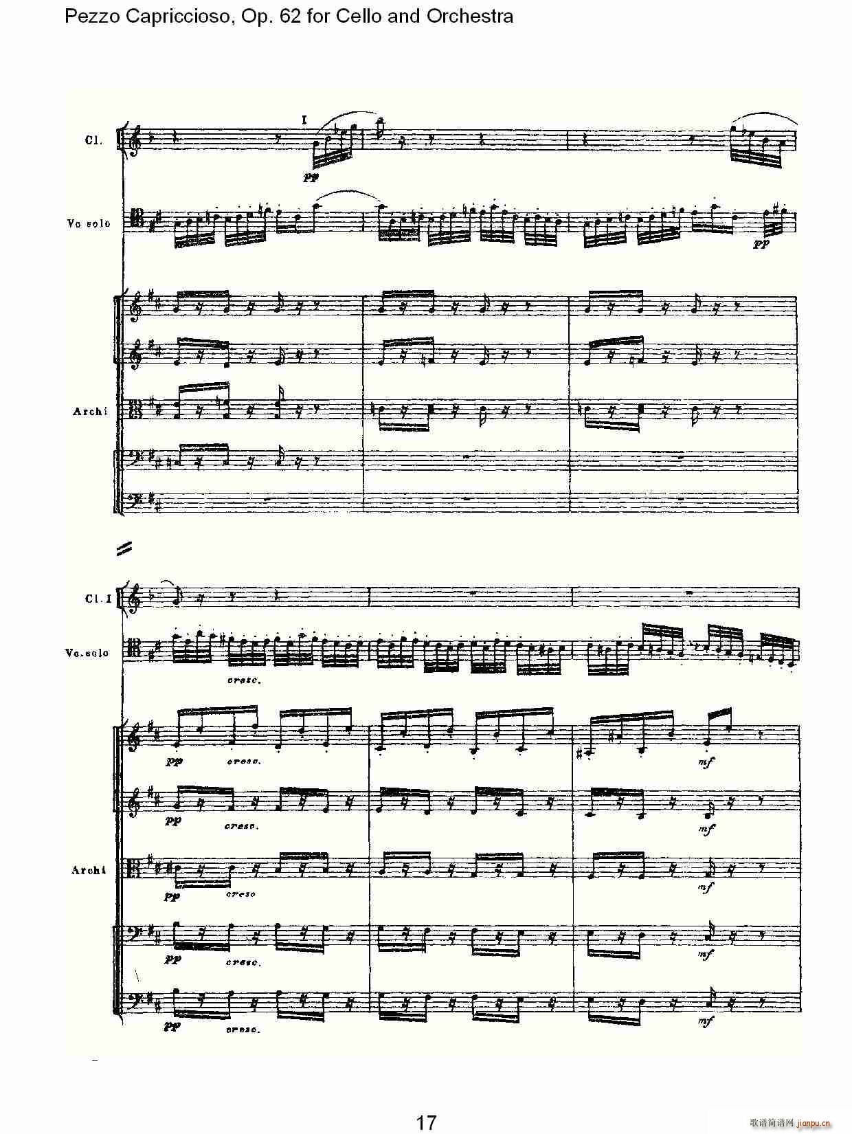 Pezzo Capriccioso, Op.62(V)17