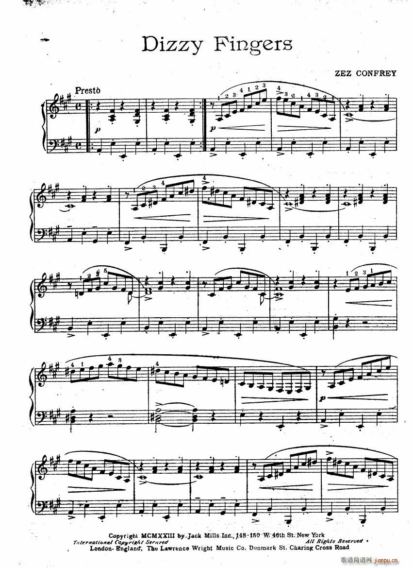 Confrey Dizzy Fingers(V)1