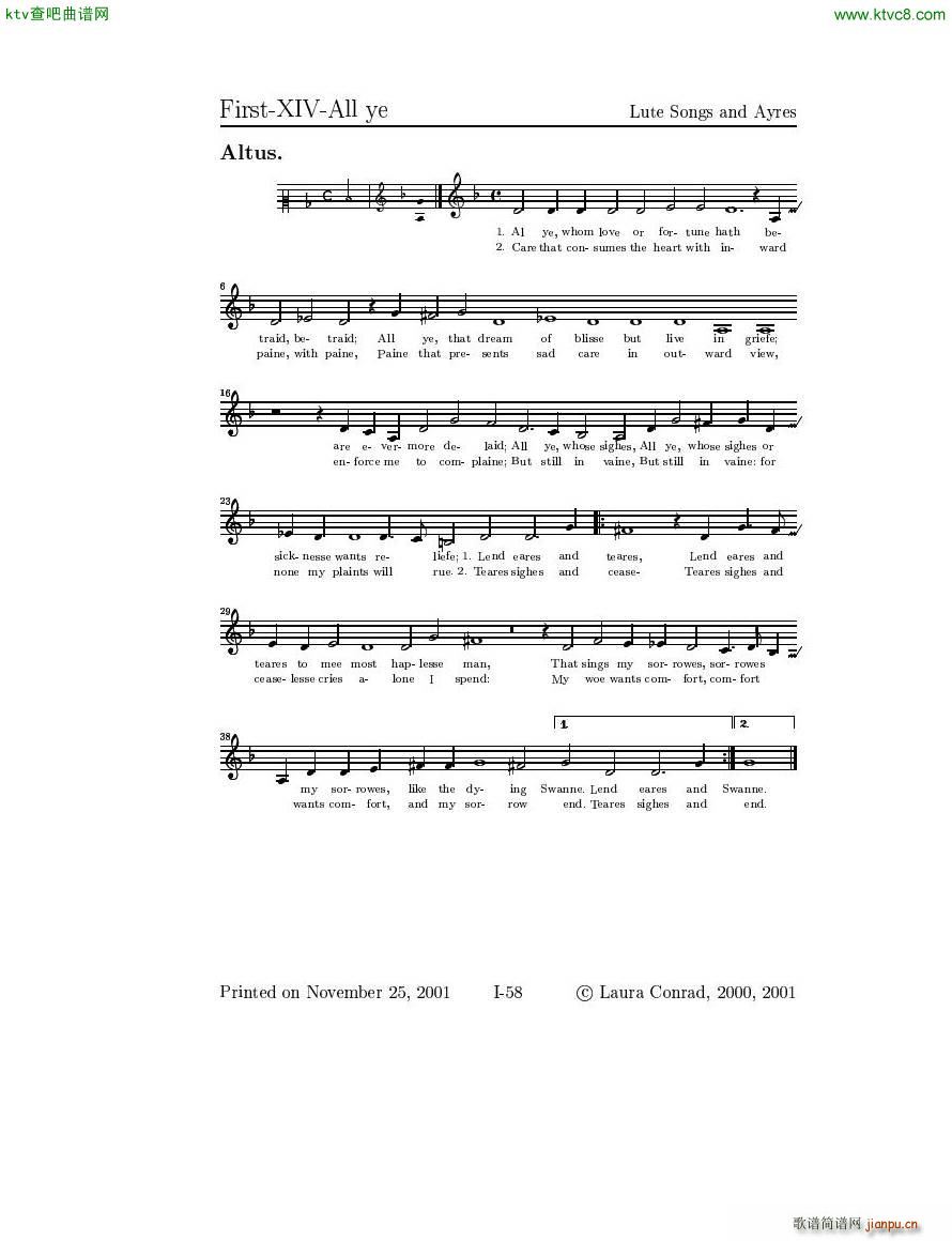 Dowland Lute Music (V)14