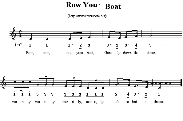 Ӣă裺Rowyourboat()1