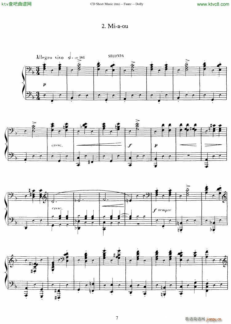 Faur op 56 Dolly Suite(V)8