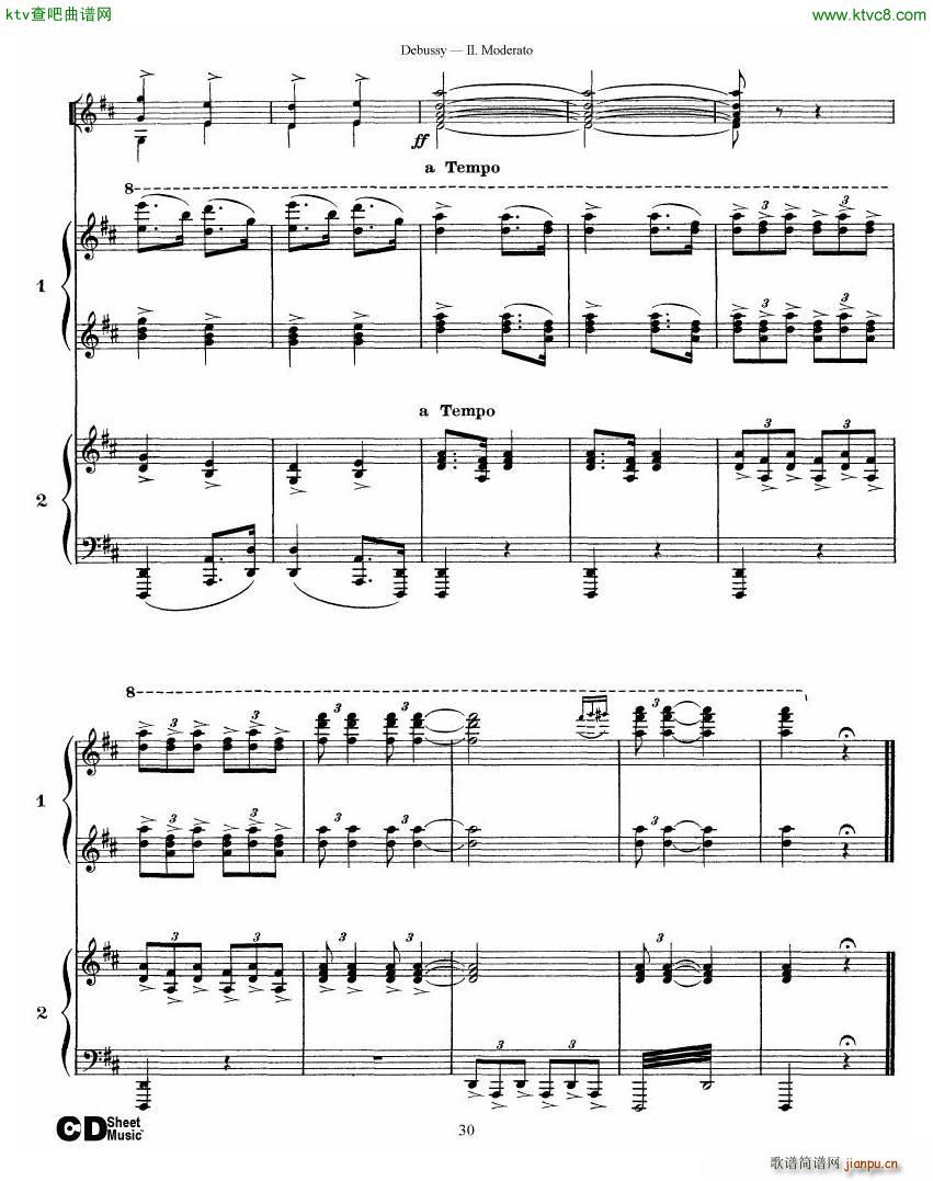 Debussy Printemps II(V)30