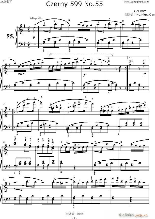 Czerny 599 No.55(V)1