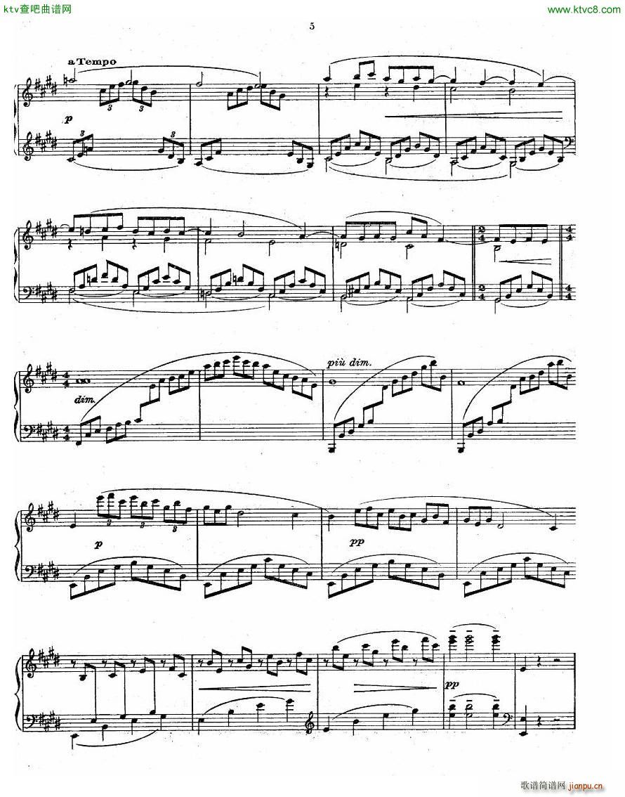 Claude Debussy Arabesque No 1(V)5