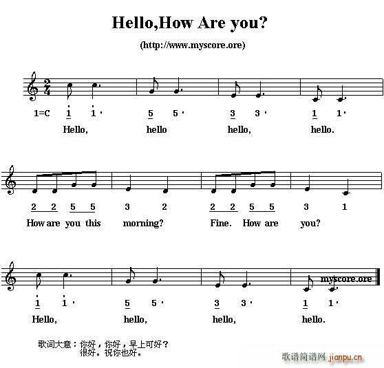 HelloHow are you(ʮּ)1
