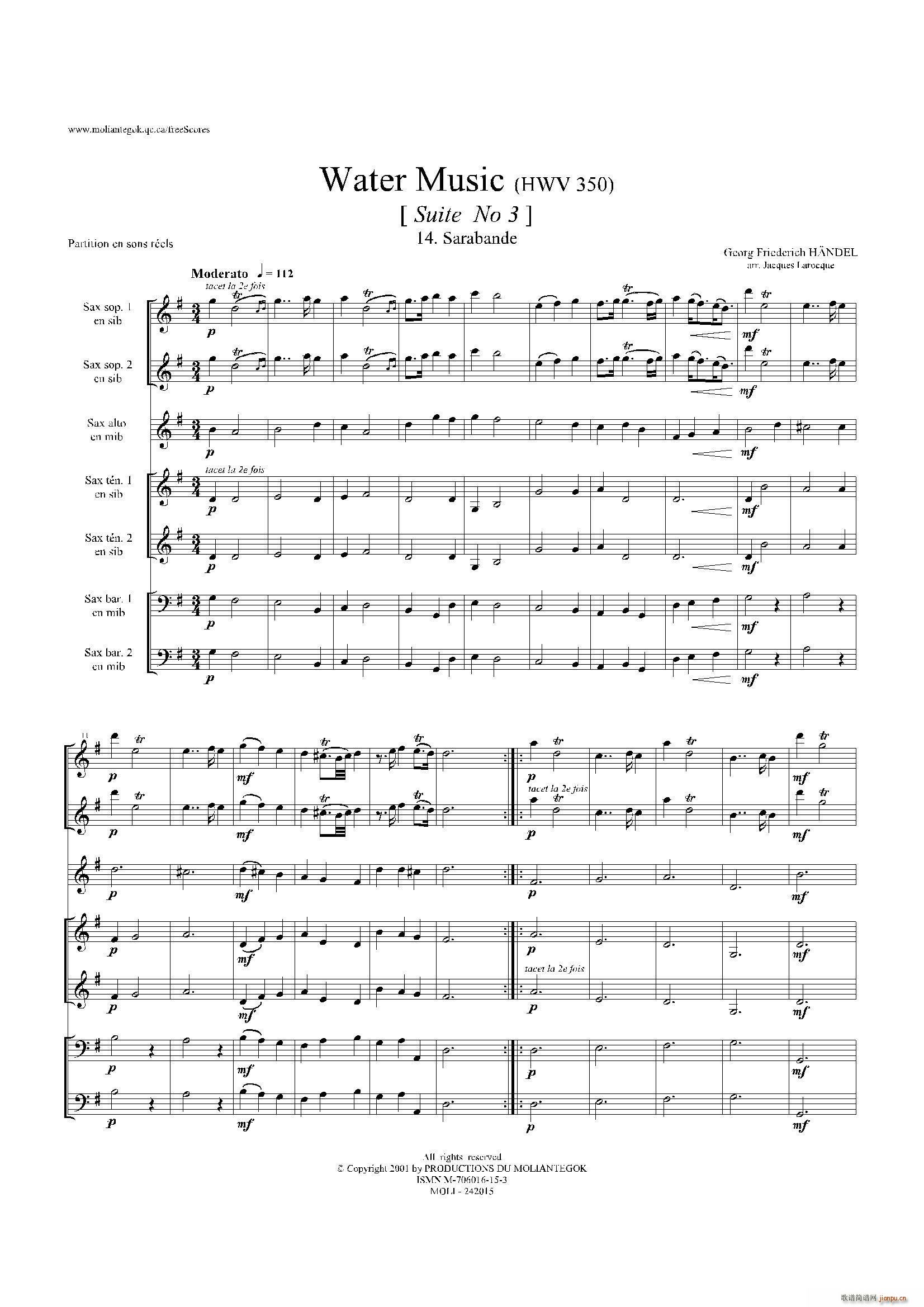 Water Music HWV 350 No 3 _˹(V)1