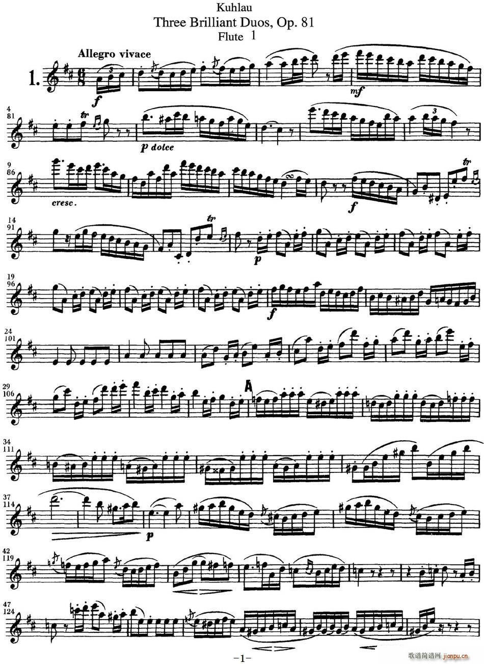 (k)L(zhng)Ѷྚ(x)OP 81 Flute 1 NO 1(ѺV)1