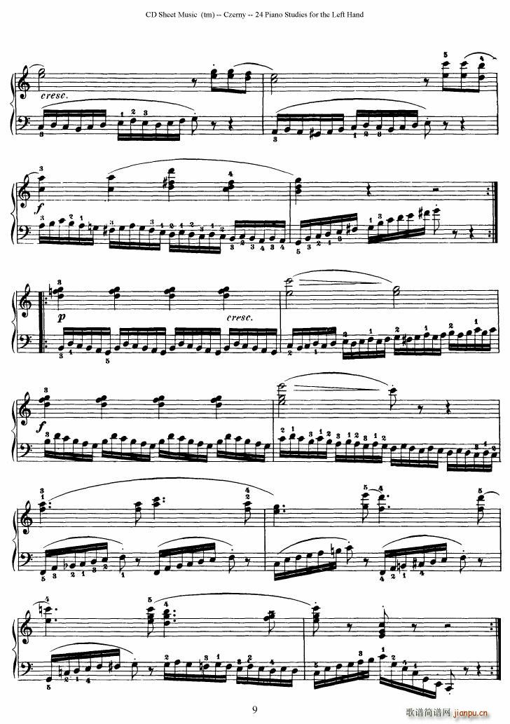 Left Hand Etudes(V)9