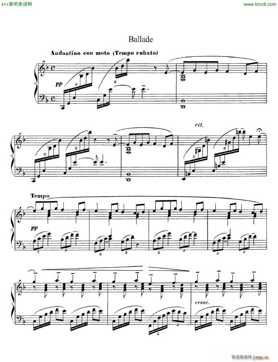 Debussy Ballade(V)1