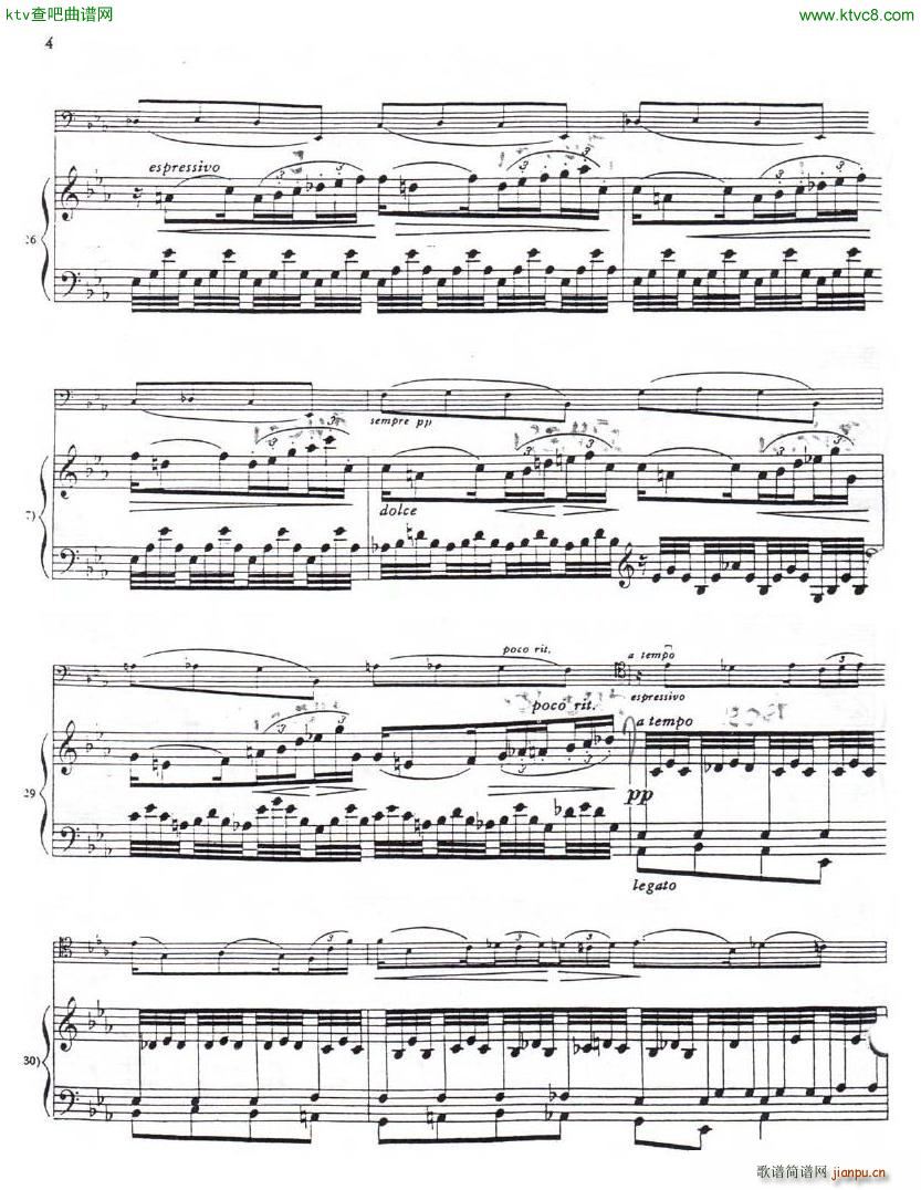 Faure Elegie for piano and cello(V)3