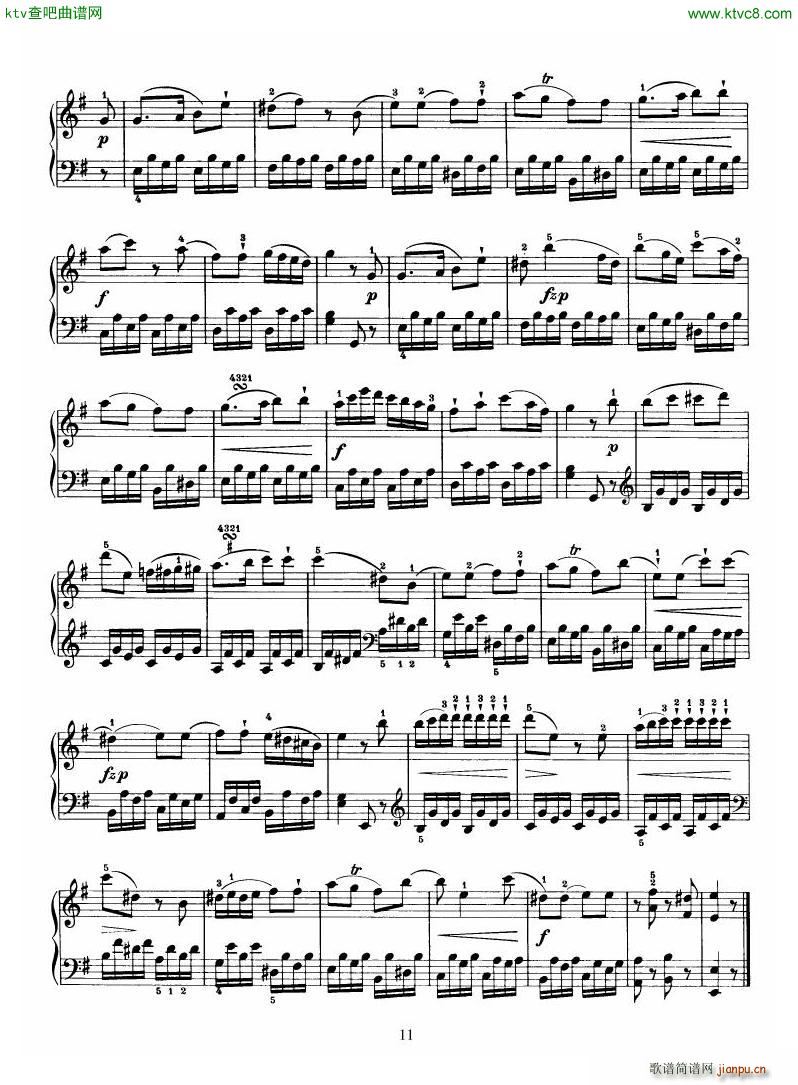 Haydn Piano Sonata No 34 In E(V)11