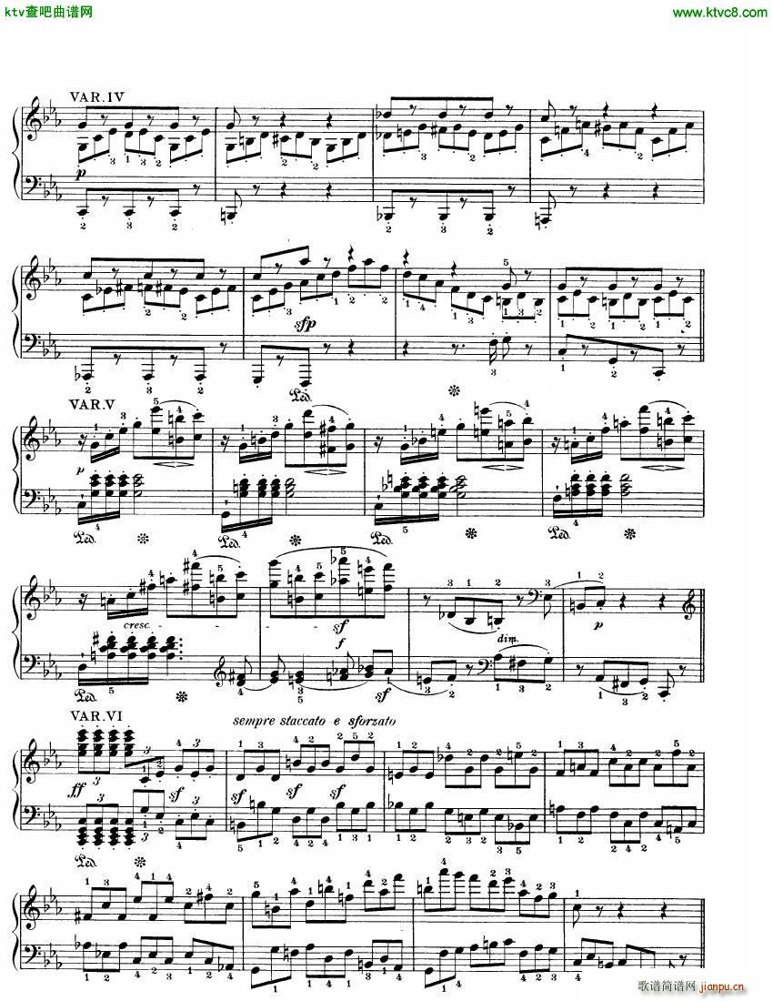 Beethoven WoO 80 32 Variations in C Minor(V)3