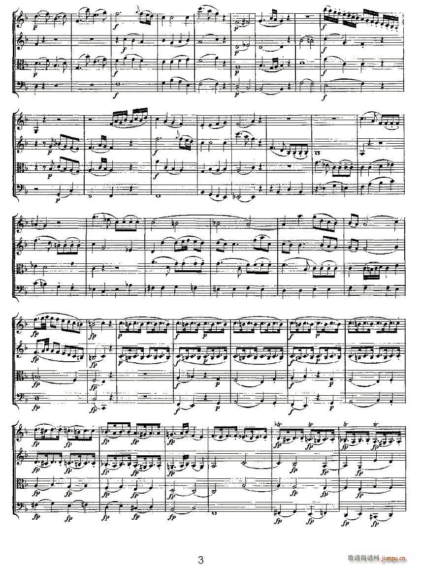 Quartet No 8 in F Major K 168 F{(dio)ڰҘ(l)(V)3