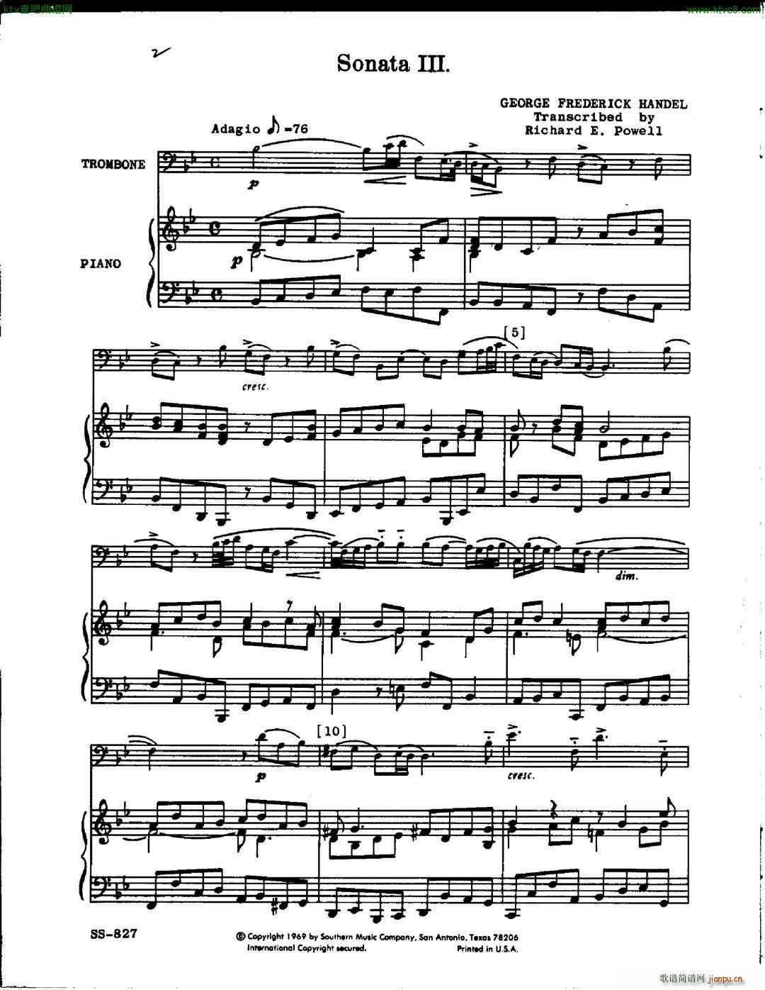 handel powell sonata no3 trombone(V)1