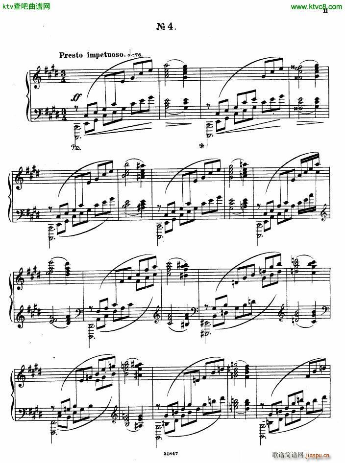 Gliere 25 Preludes op30 Book1(V)9