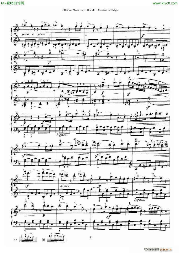 Diabelli Sonatinas Op 151 No 1 4 23P(V)14