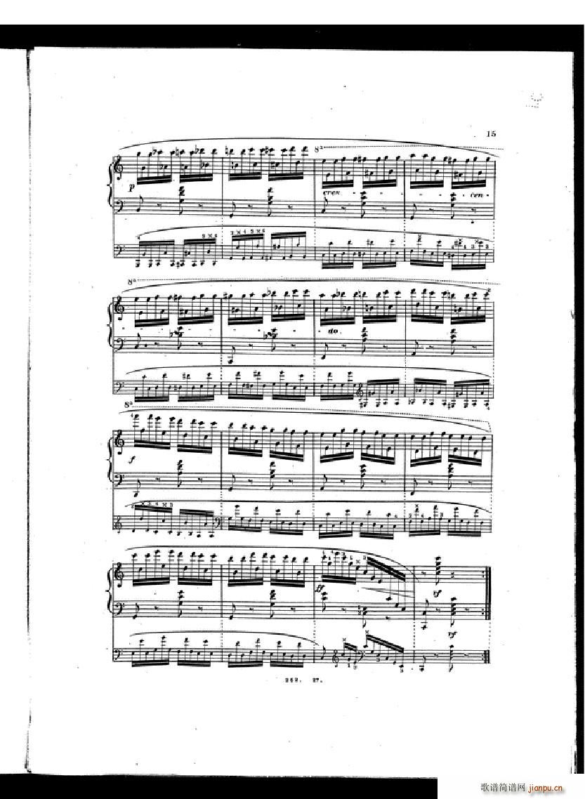 Czerny Etudes de la velocite book II(V)10