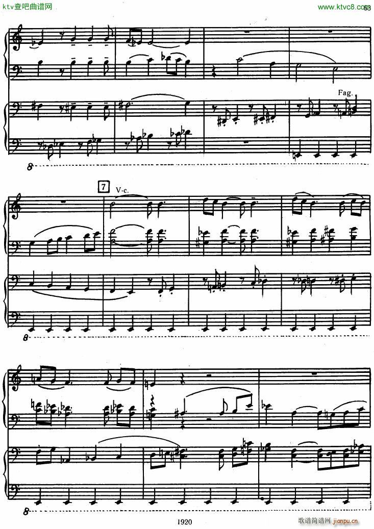 Honegger Symphony No 3 Liturgicheskaya 2 pianos (V)1