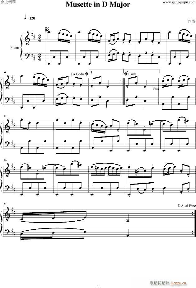 Musette in D Major(V)1