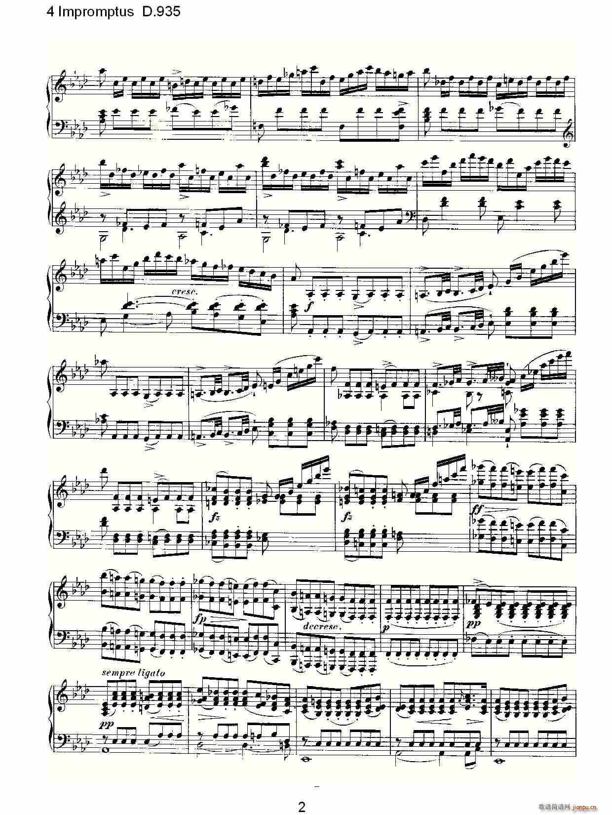 4 Impromptus D.935(ʮּ)3