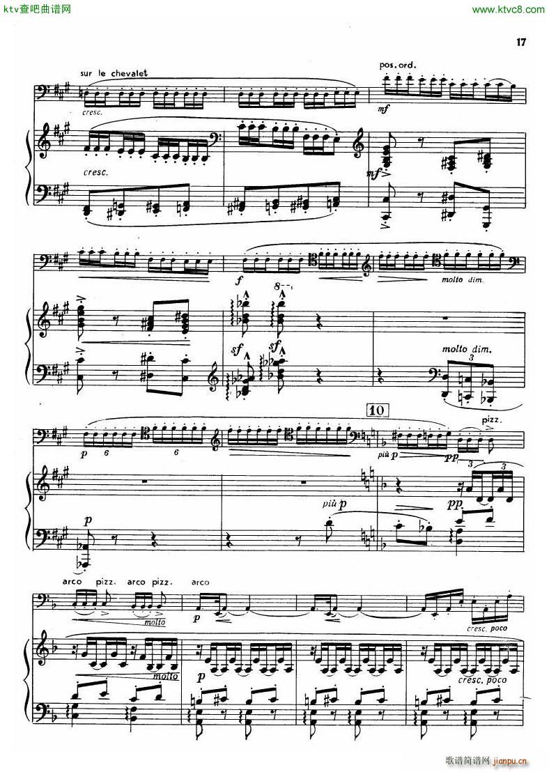 Debussy Sonata for Cello and Piano(V)16
