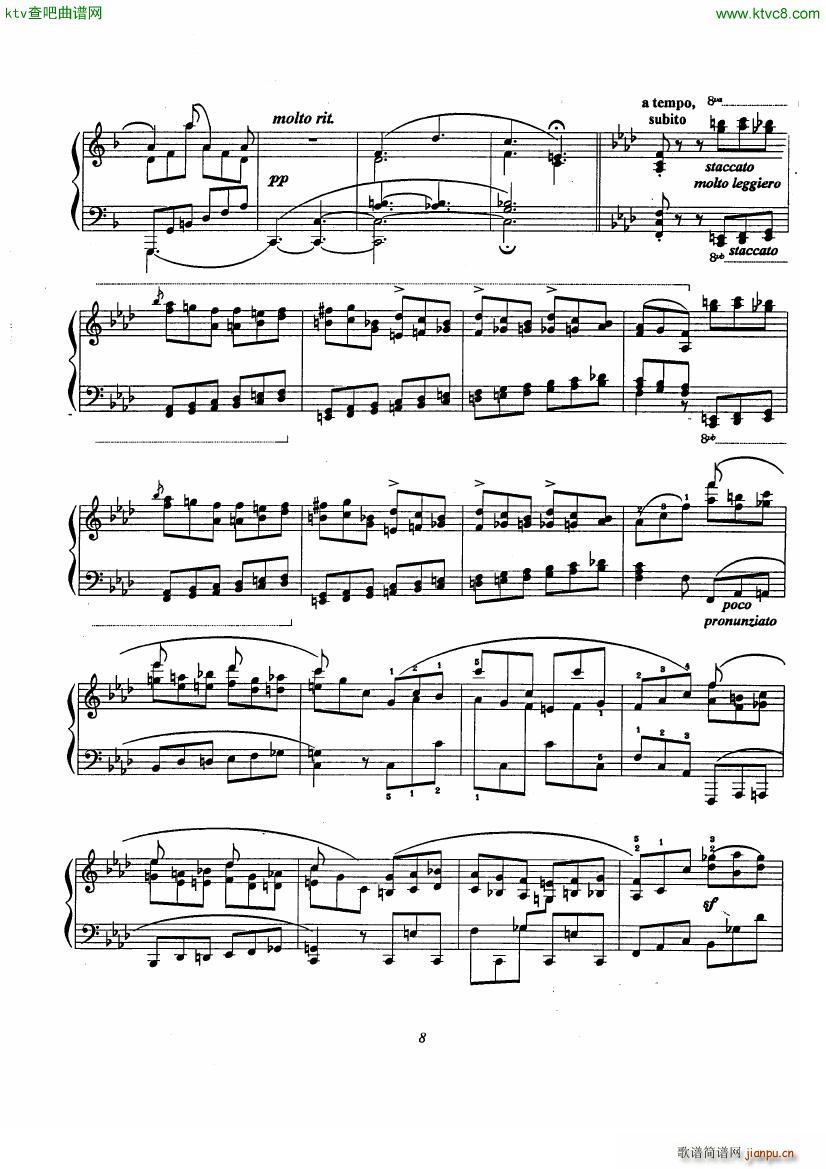 Etude No 9 D aprs Rossini(V)8