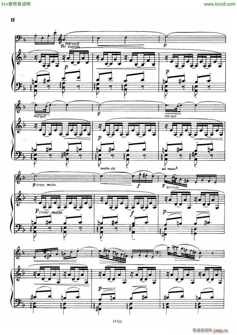 Debussy Sonata for Cello and Piano(V)11