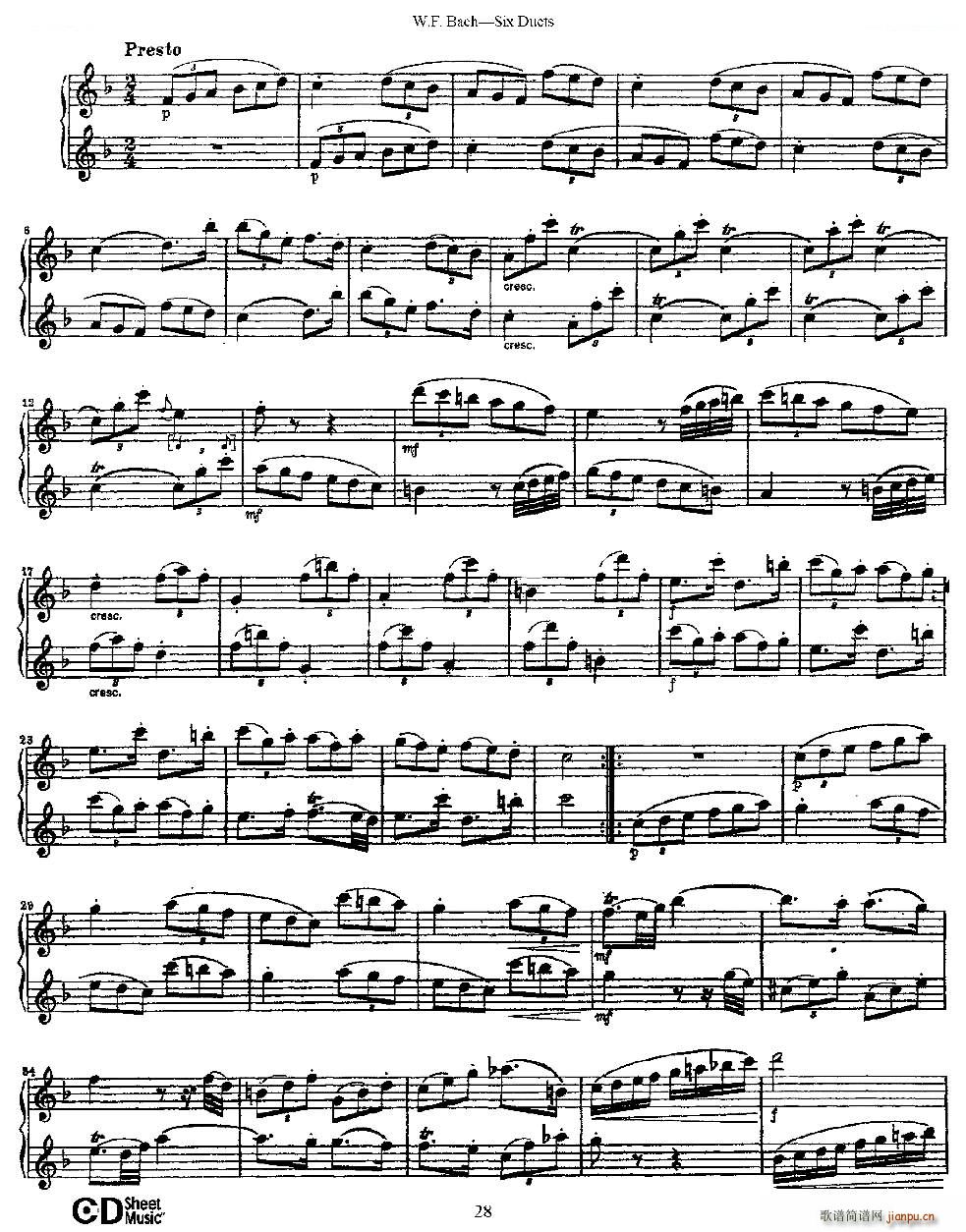 Six Duets ֮ ׶ྚ ~(V)6