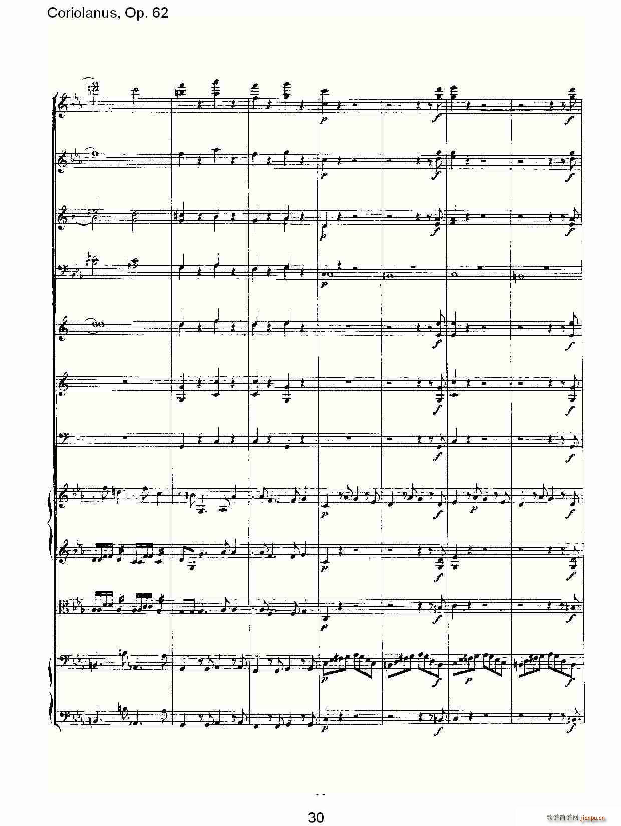 Coriolanus, Op.62(ʮּ)30