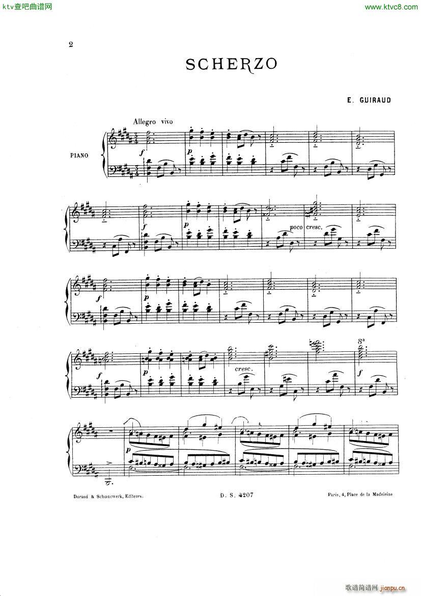 Guiraud Ernest Scherzo(V)1