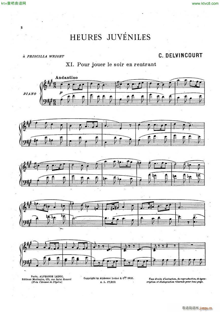 Delvincourt Heures juveniles No5 missing(V)23