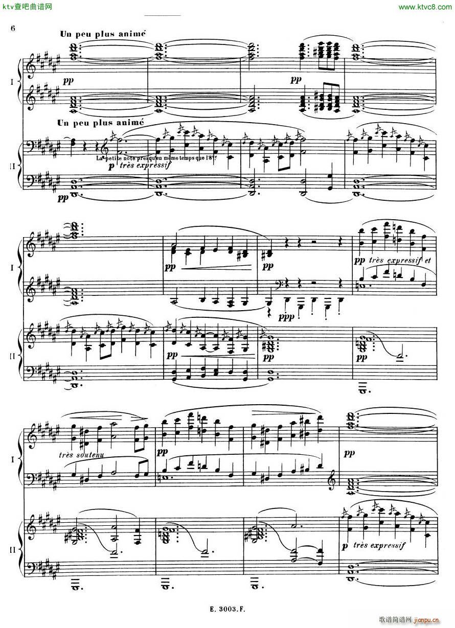 Debussy Ravel 3 Nocturnes 2pno(V)6