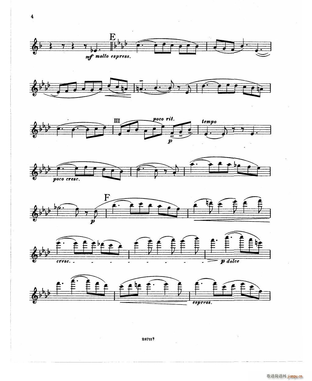 Bowen Barcarolle for violin and piano(V)20