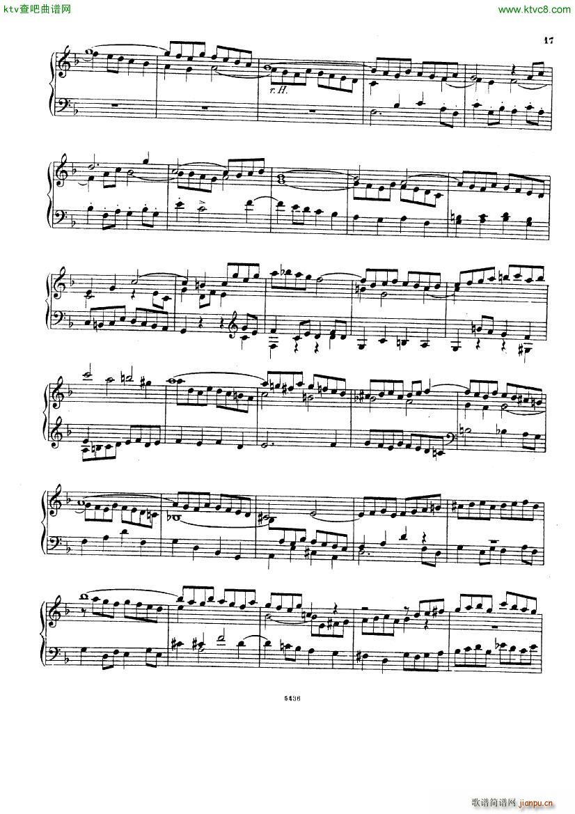 Bach D Albert Prelude Toccata and fugue in f major(V)10