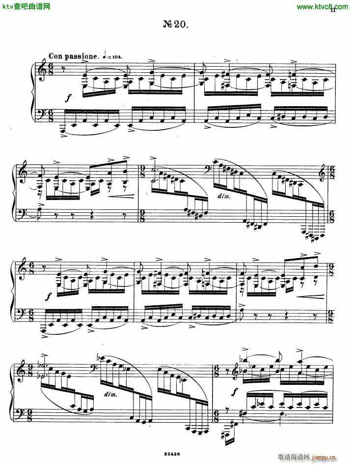 Gliere 25 Preludes op30 Book4(V)10