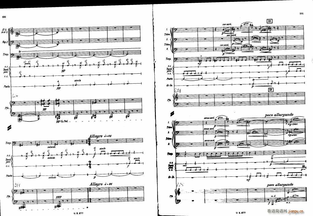 Bartok SZ 83 Piano Concerto No1 Full Score (V)10